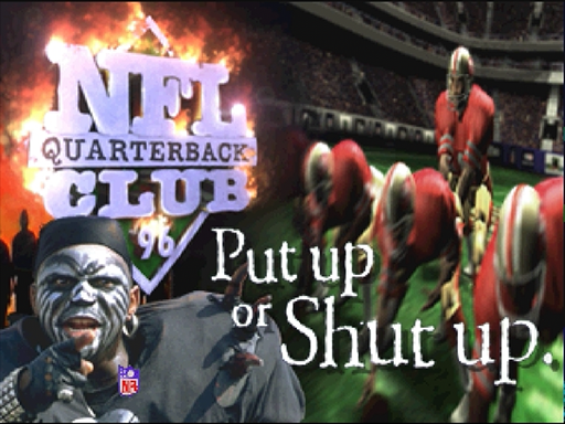 NFL Quarterback Club 96 back cover for Sega Saturn